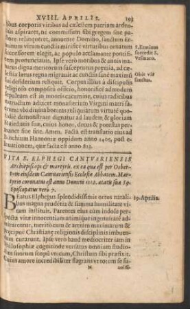 Vita S. Elphegi Cantuariensis Archiepiscopi et martyris ...