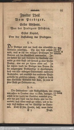 Zweiter Theil. Vom Prediger