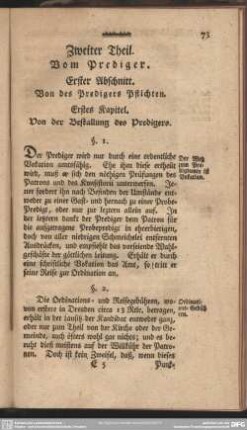 Zweiter Theil. Vom Prediger