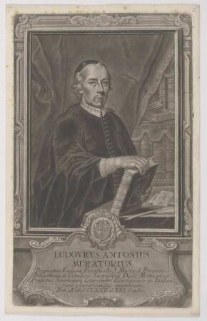 Bildnis des Ludovicus Antonius Muratorius