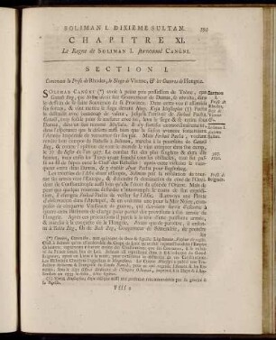 Chapitre XI. Le Regne de Soliman I. surnommĕ Canûni.