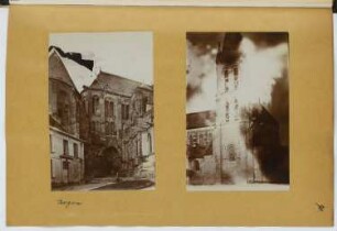 Kathedrale, Noyon: Ansichten (aus: Skizzen- und Fotoalbum 10)
