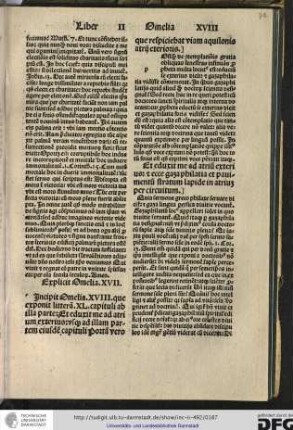Incipit omelia XVII, que exponit litteram XL capituli ab illa parte: et eduxit me... usque ad illam partem eiusdem capituli: portam vero...