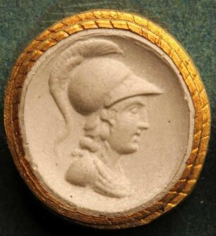 Kopf der Minerva (Athena)(Daktyliothek, Supplement)