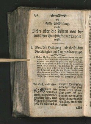 I. Von der Heiligung und christlichen Gottseligkeit und Tugend überhaupt.