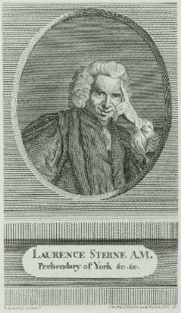 Bildnis des Satirikers und Theologen Lawrence Sterne