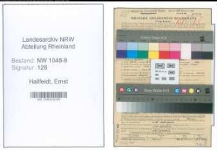 Entnazifizierung Ernst Hallfeldt , geb. 30.12.1901 (Ingenieur)