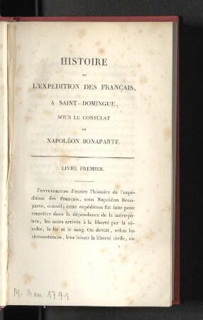 Livre Premier