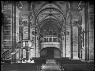 Heidelberg Jesuitenkirche Innenansicht Richtung Orgelempore