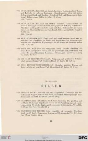 Silber (Nr. 404-451)