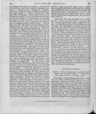 Rellstab, L.: Sagen und romantische Erzählungen. Bd. 1. Berlin: Laue 1825