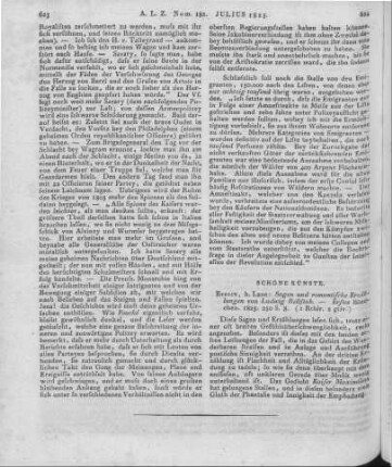 Rellstab, L.: Sagen und romantische Erzählungen. Bd. 1. Berlin: Laue 1825