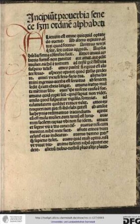 Incipiunt proverbia Senece secundum ordinem alphabeti.