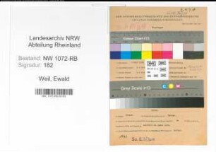 Entnazifizierung Ewald Weil , geb. 05.03.1899 (Steuerberater)