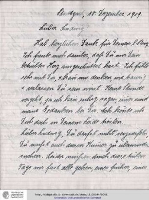 Brief vom 18.12.1919