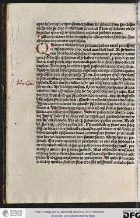 Quarto et ultimo debet prelatus habere motum precessoris et informatoris et hoc notatus cum dicitur ducem...