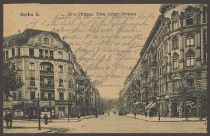 Ansichtskarte „Jahn-Strasse, Ecke Urban-Strasse“