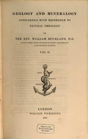 Geology and mineralogy considered with reference to natural theology, 2