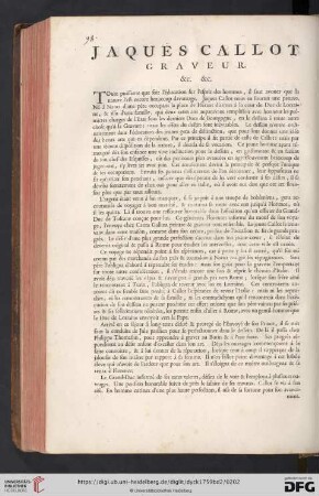 Jaques Callot, graveur