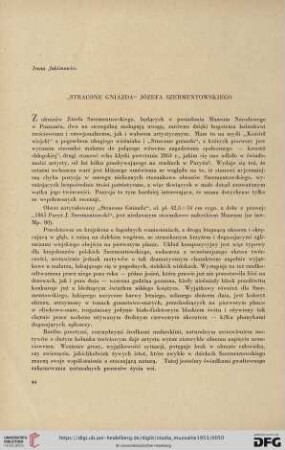 "Stracone gniazda" - Józefa Szermentowskiego