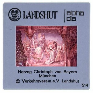 Landshut, Rathaus,Löfftz, Seitz, Spieß, Wandgemälde im Landshuter Rathaussaal : Wandbilder des Prunksaals