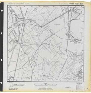 Deutsche Grundkarte, Blatt Schloß Heltorf Süd, 1956