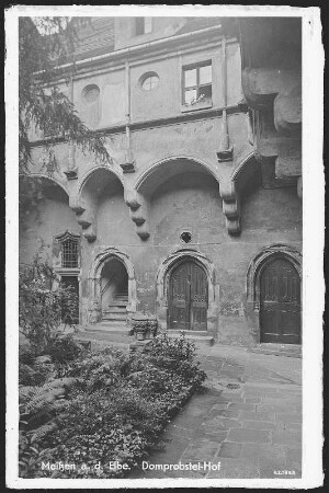Meißen. Domprobstei, Hof