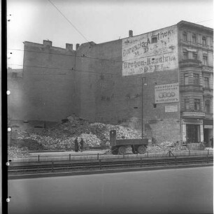 Negativ: Gelände, Hauptstraße 151, 1951