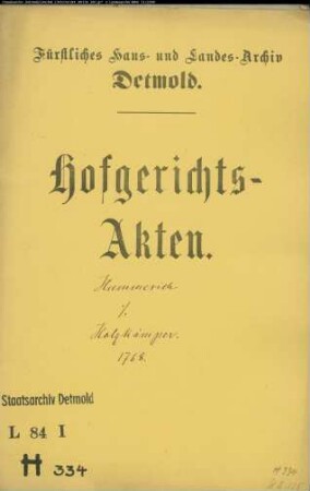 Hummerich, Konduktor zu Brake gegen Holzkämper zu Hovedissen - Verdorbene Säcke