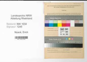 Entnazifizierung Erich Noack , geb. 04.02.1886 (Fregattenkapitaen)