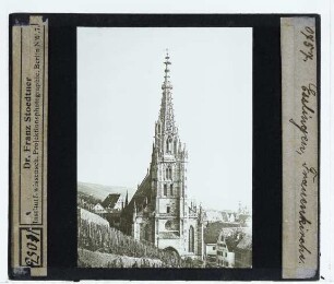 Esslingen, Frauenkirche : Außenansicht im Gelände von W