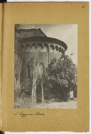 S. Lazzaro, Pavia: Choransicht (aus: Skizzen- und Fotoalbum 4)