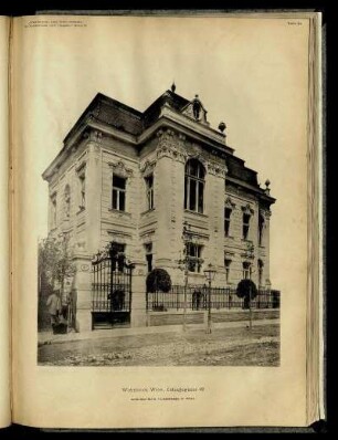 Wohnhaus, Wien, Cottagasse 49. Architekt: Max Fleischer.