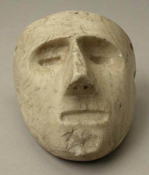 Plaster cast of a stone mask