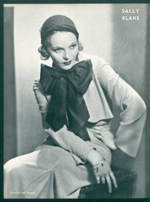 Sally Blane - Estudio por Jones