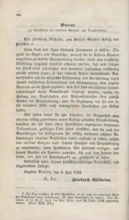 Patent zur Publikation ...