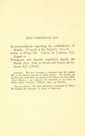 Documents of 1616