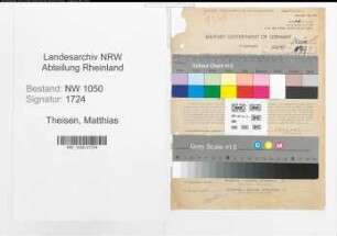 Entnazifizierung Matthias Theisen , geb. 17.07.1891 (Sparkassenbeamter)