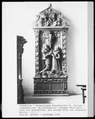 Epitaph von Wolf Dietrich von Wiesenthau und seiner Frau