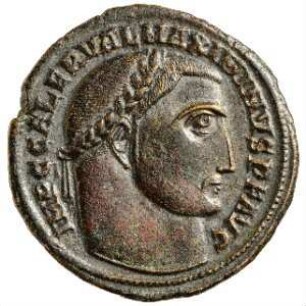 Münze, Follis, 311 - 312 n. Chr.