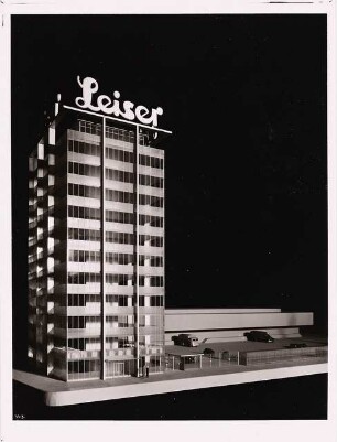 Schuhhaus Leiser, Berlin: Modellansicht