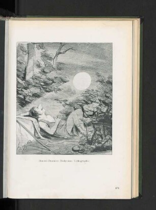 Endymion. Lithographie.