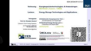 Energiespeichertechnologien- & Anwendungen: 3 c. Elektrische Energiespeicher - Kondensatoren und Supercaps