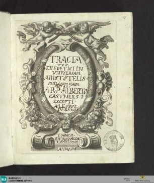 Tractatus exegetici in universam Aristotelis philosophiam dictati - Cod. Ettenheim-Münster 203