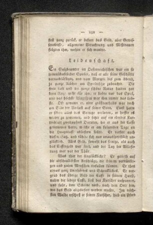 Leidenschaft.