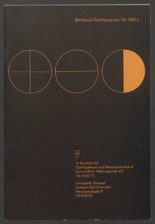 Berthold-Zeichenprobe, Probe Nr. 360 E