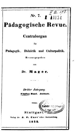3: Pädagogische Revue - 3.1842