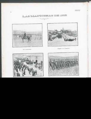 [Fotografía de] Las maniobras de 1906