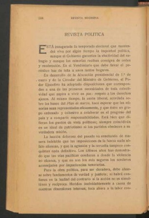 Revista política