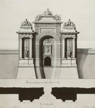 Desseins de Differentes Portes de villes et leurs Corps de Gardes